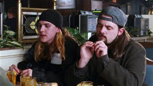 Jason Mewes as Jay and Kevin Smith as Silent Bob in Chasing Amy