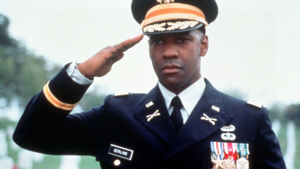 Denzel Washington as Lt. Col. Nathan Serling in Courage Under Fire