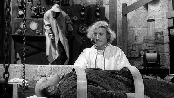 Gene Wilder as Dr. Franenstein in Young Frankenstein