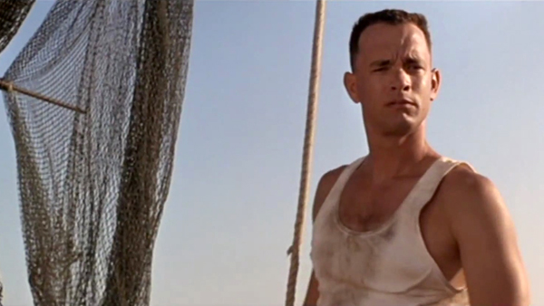 Tom Hanks as the eponymous hero of Forrest Gump