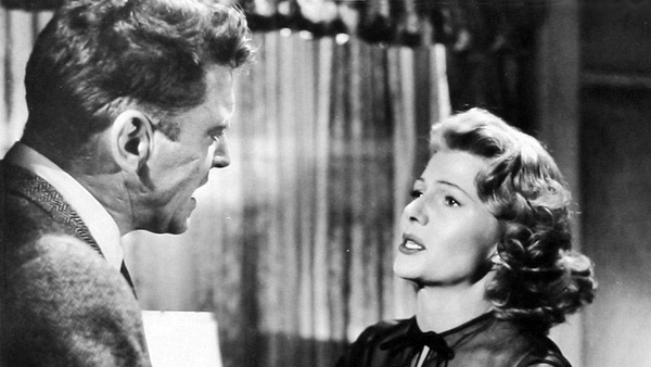 Burt Lancaster as John Malcolm and Rita Hayworth as Ann Shankland in Separate Tables
