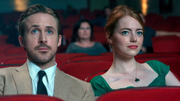 Ryan Gosling as Sebastian and Emma Stone as Mia in La La Land. Photo by Dale Robinette