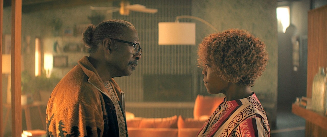 Clarke Peters as Art and Alfre Woodard as Judy on The Boroughs Netflix