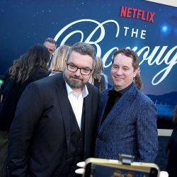 Jeffrey Addiss and Will Matthews attend Netflix's The Boroughs Premiere Event at The Egyptian Theatre
