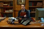 Matthew Rhys plays mayor Tom Loftis in Widows Bay on Apple TV