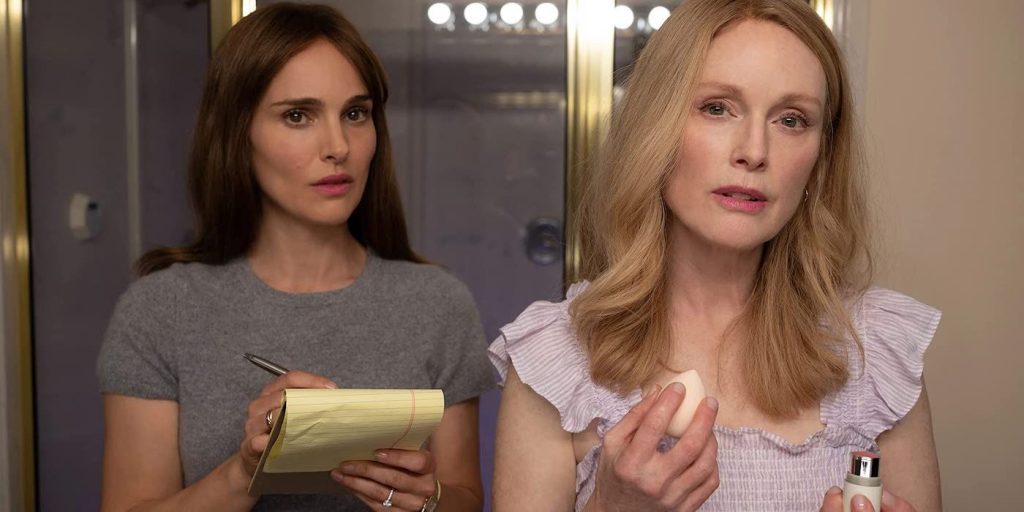 Natalie Portman and Julianne Moore in May December