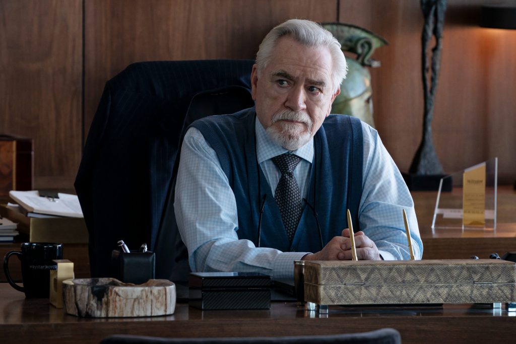 Brian Cox plays Logan Roy in Succession