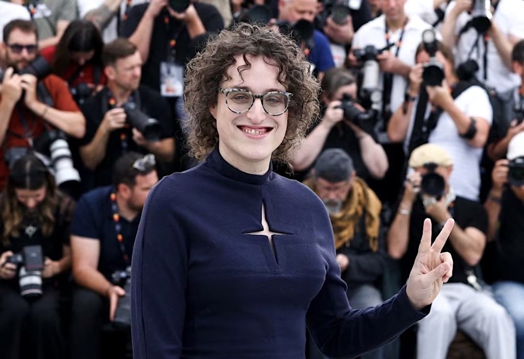 Jane Schoenbrun at the premier of Teenage Death and Sex At Camp Miasma