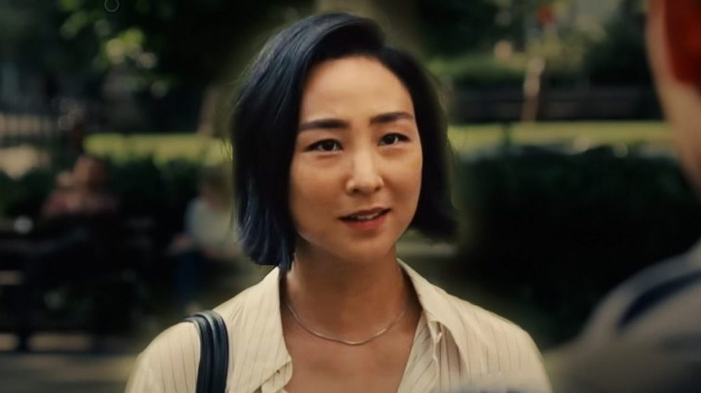 Greta Lee plays Nora Moon in Past Lives