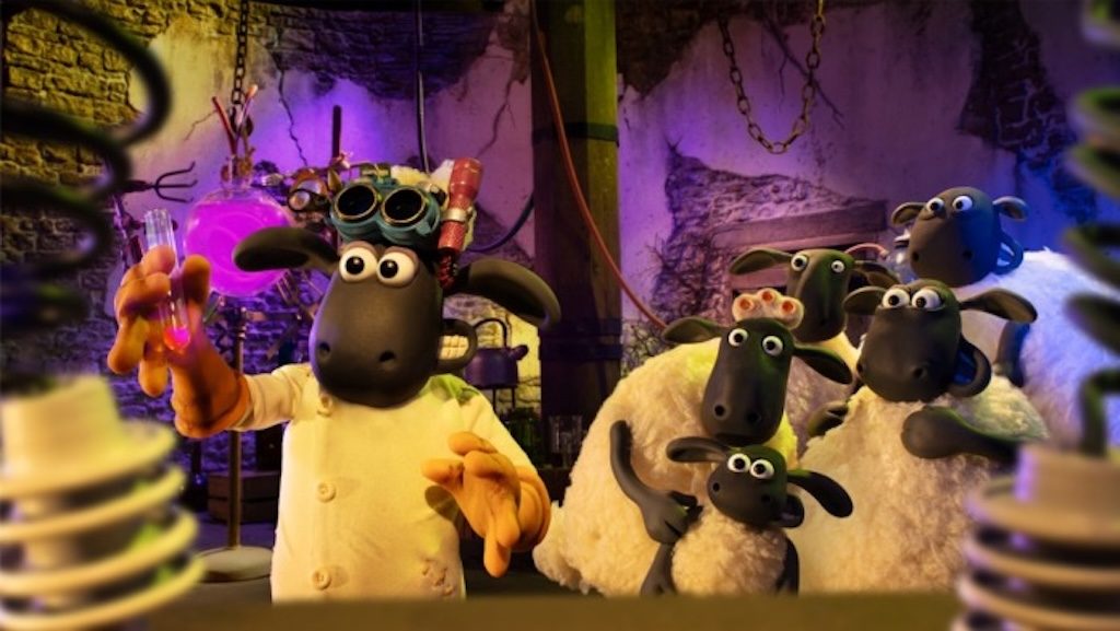 Shaun The Sheep The Beast Of Mossy Bottom -Lab scene