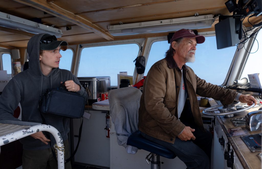 Austin Abrams and Josh Brolin in Whalefall