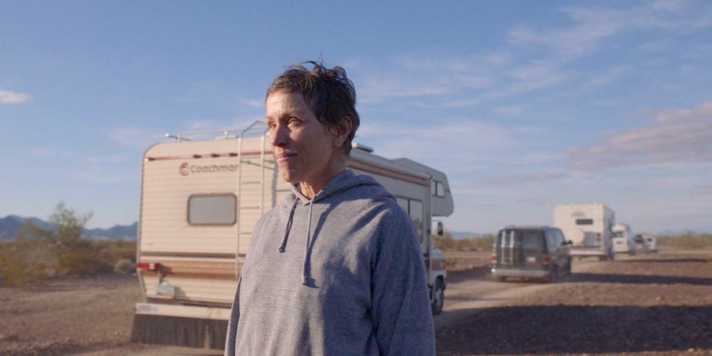 Frances McDormand plays Fern in Nomadland
