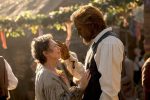 Olivia Colman and Alexander Skarsgard in Wicker