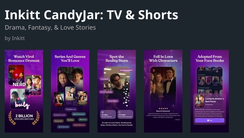 CandyJar TV romance microdrama